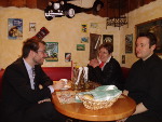 Philipp mit Tante Burgi und Stefan